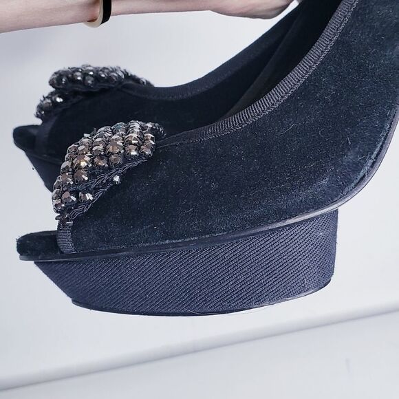 Bcbgmaxazaria platform high heels with bow - Picture 8 of 11